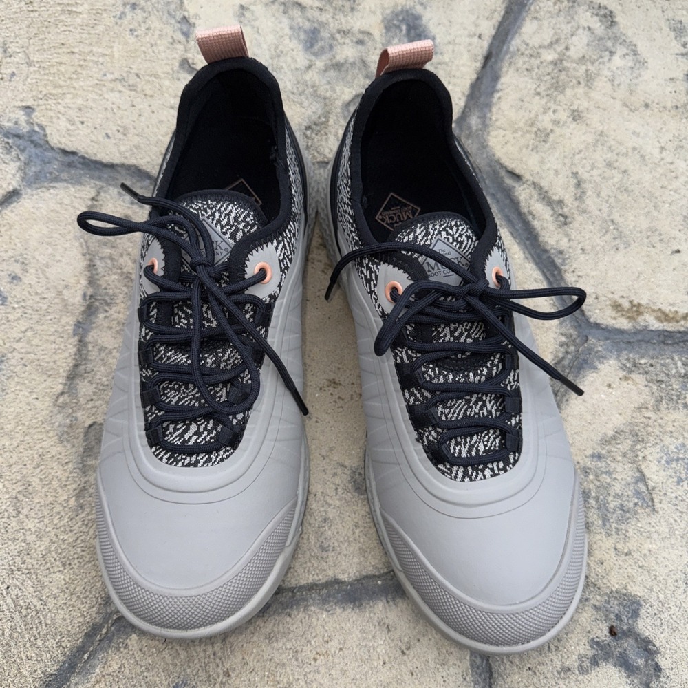 Muck Boots Women Grey‎ Outscape Shoes Lace Up Sneakers Waterproof Garden Walk 7